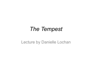 Intro to The Tempest Shakespeare