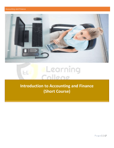 1571229837Unit 1 Introduction to Accounting and Finance