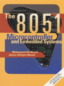    the 8051 microcontroller and  embedded systems