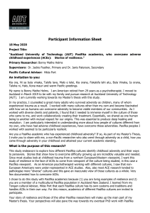 Participant Information Sheet example