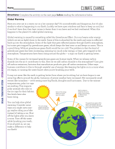 Earth Space Climate Change