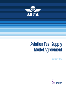 Aviation Fuel Supply Model Agreement-5th-edition