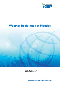 Weather resistance of plastics EN(1508 R3)