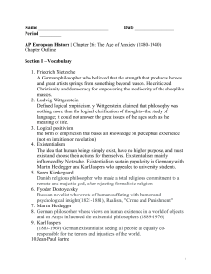 AP European History Chapter 26 Study Guide (Age of Anxiety)
