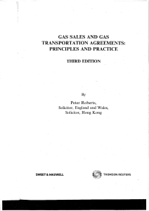 1. Peter Roberts Gas Sales Agreements (excerpts)