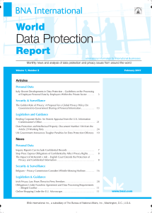 World Data Protection Report