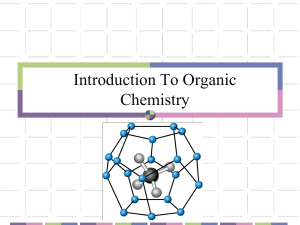 Topic 11 Introduction To Organic Chemistry