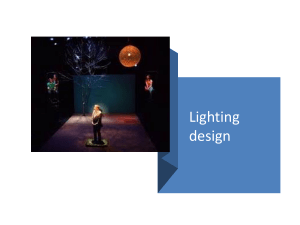 Introduction to Lighting Design for the Theatre