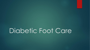 Diabetic Foot Care Study