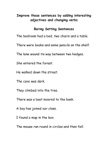 Boring Sentences