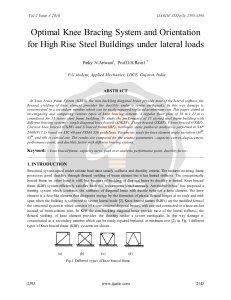 Optimal Knee Bracing System and Orientation for High Rise Steel Buildings under lateral loads