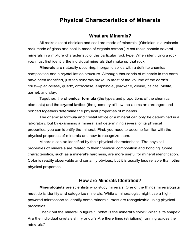 physical-characteristics-of-minerals