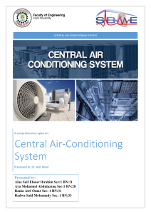 Central Air Conditioning Systems Report