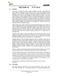 Piping & Valves specifiation