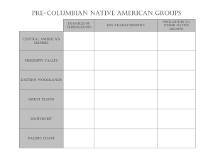 Pre-Columbian Natives Chart