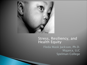 jackson Stress Resilience, and Health Equity presentation