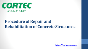 Procedure of Repair and Rehabilitation of Concrete Structures