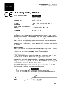 FIBARO-Wall Plug FGWPE CE Validity Analysis