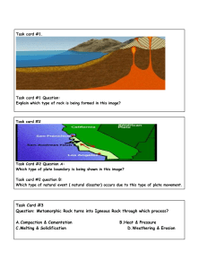 Earth Science review task card lessons