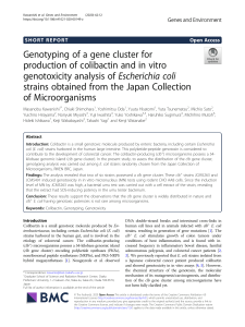 Kawanishi2020 Article GenotypingOfAGeneClusterForPro