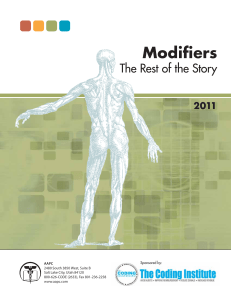 Medical Coding Modifiers: The Rest of the Story