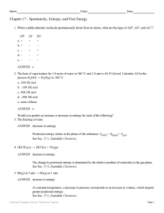q-ans-chapter 17 spontaneity entropy and free energy  1 