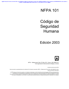 NFPA101 2003 Codigo de Seguridad Humana