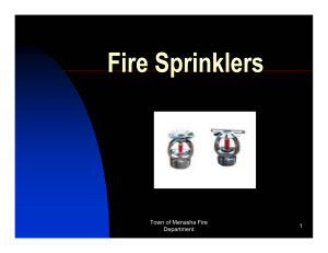 Fire Sprinklers