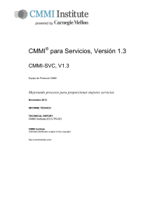 CMMI for Services v1-3 Spanish