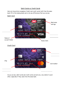 Debit Cards vs Credit Cards