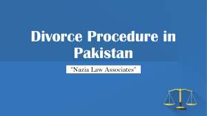 Get Know About Divorce Procedure in Pakistan For Legal Divorce Case