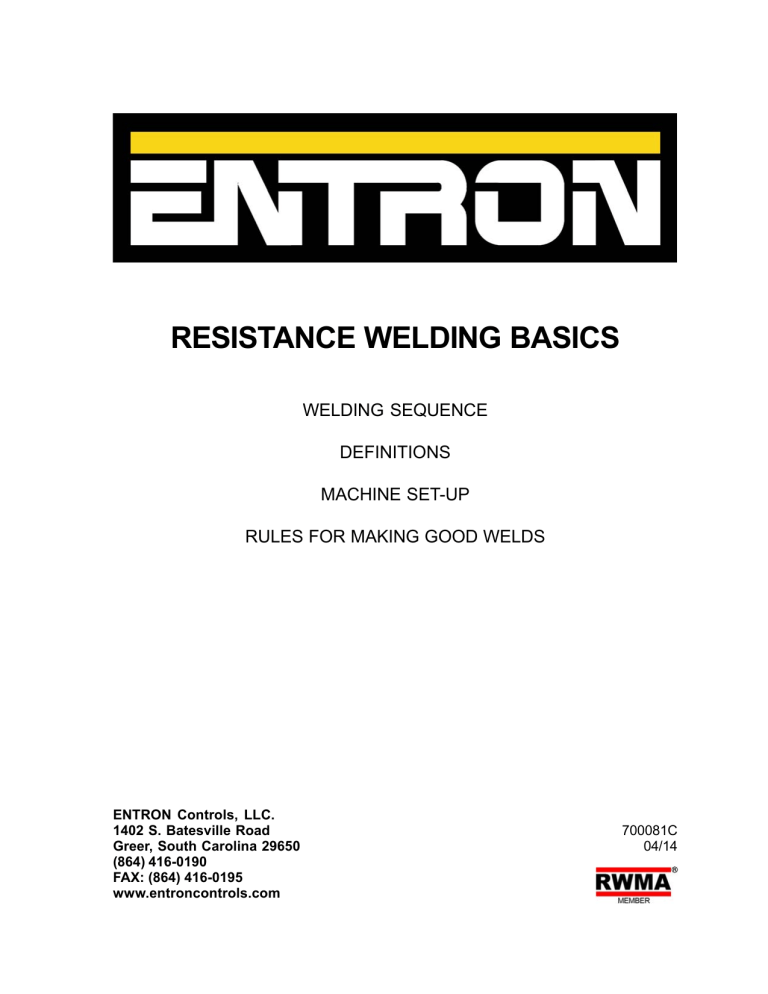 resistance-weld-parameter-manual