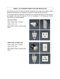 IEC and NEMA plugs
