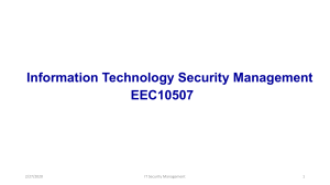 Chapter 01 - Introduction to Information Security