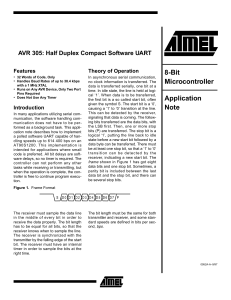 AVR305 softUART