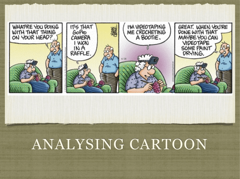 example cartoon analysis essay