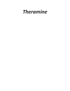 Theramine Supplement