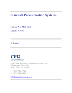 Stairwell Pressurization Systems