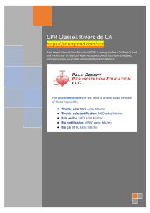 BLS Certification Riverside CA