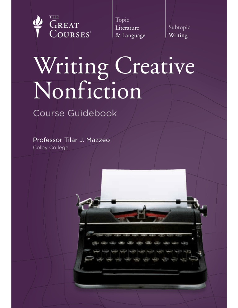writing creative nonfiction