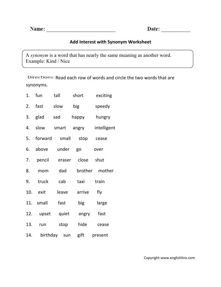 Larger Interest Synonym