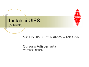 Instalasi UISS untuk APRS RX-Only