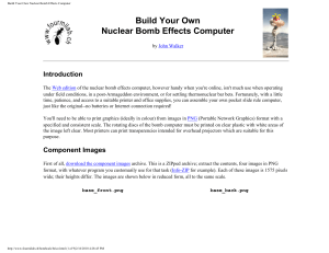 Build Your Own Nuclear Bomb Effects Computer