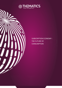 Subscription Economy: The Future of Consumption