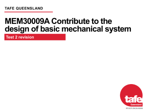 MEM30009A revision Test 2
