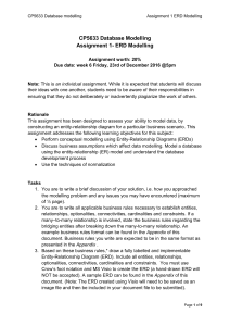 Database ERD Modeling Assignment