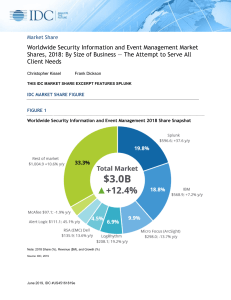 Worldwide Security Information and Event Management Market Shares, 2018: By Size of Business — The Attempt to Serve All Client Needs