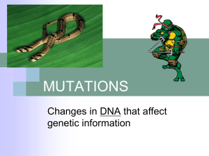 MUTATIONS