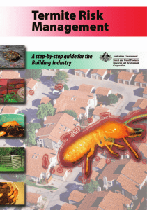 Termite Risk Management handbook