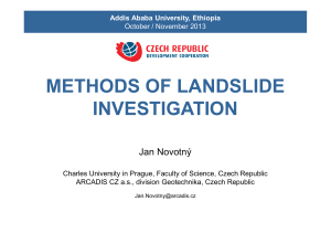 6 Methods of landslide investigation